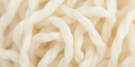Close-up of soft merino wool.